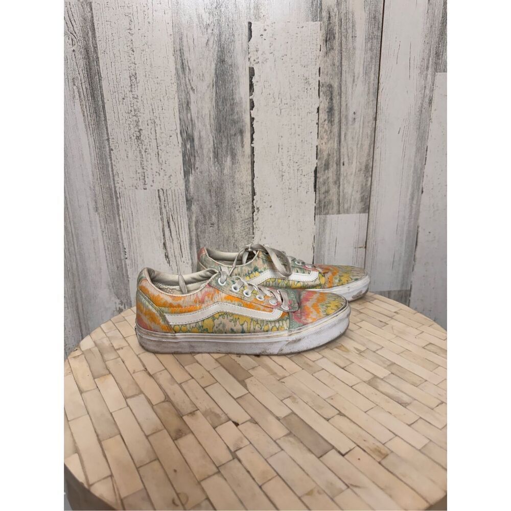 Vans Old Skool Tie Dye Sneakers Women’s Size 7 Multicolor Low Top Skate Shoes